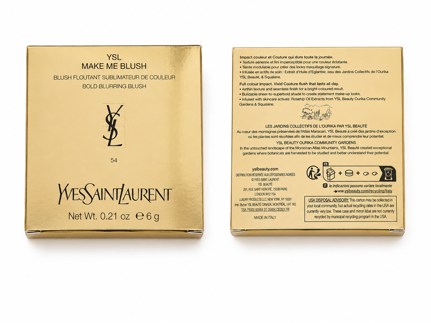 YSL Make Me Blush Bold Blurring Blush – 54 Berry Bang 5 g