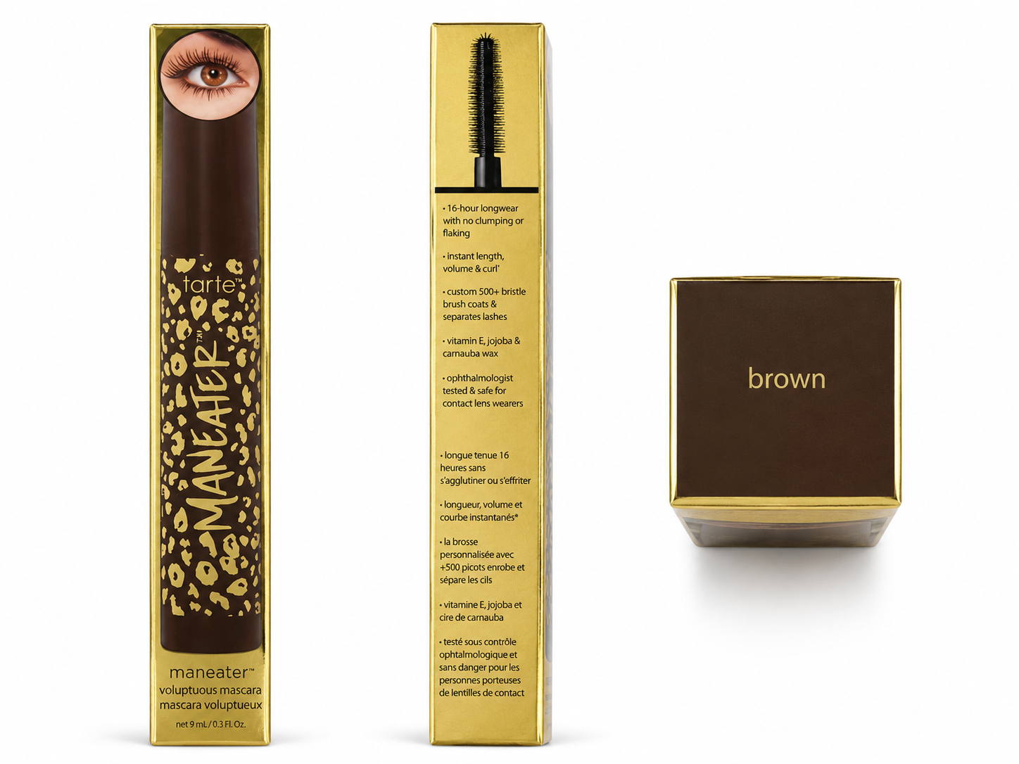 Tarte Maneater™ Lengthening & Volumizing Mascara – Brown 0.3 fl oz