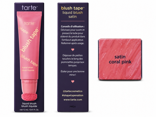 Tarte Blush Tape Liquid Blush – Coral Pink 0.4 oz