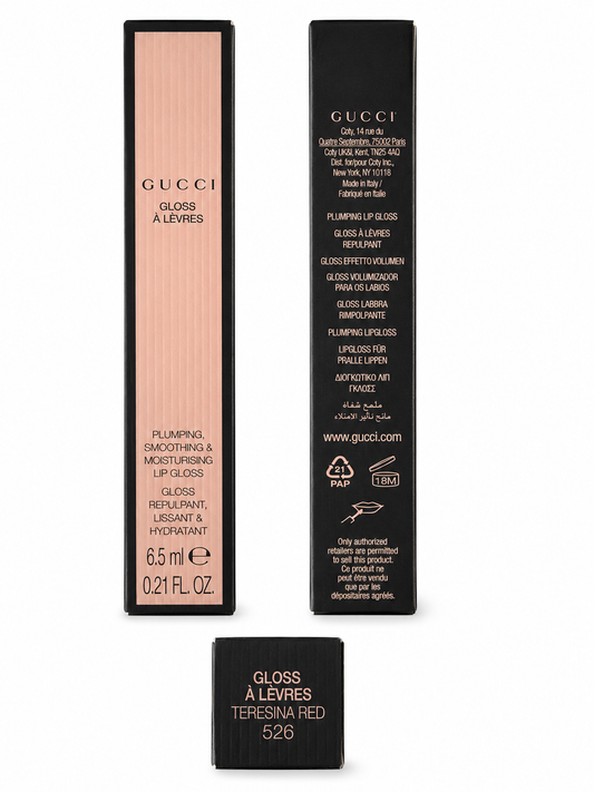 Gucci Gloss à Lèvres Hydrating Plumping Lip Gloss – TERESINA RED (526) 6.5 ml