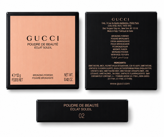 Gucci Poudre de Beauté Éclat Soleil Bronzing Powder – Shade 02 0.42 oz