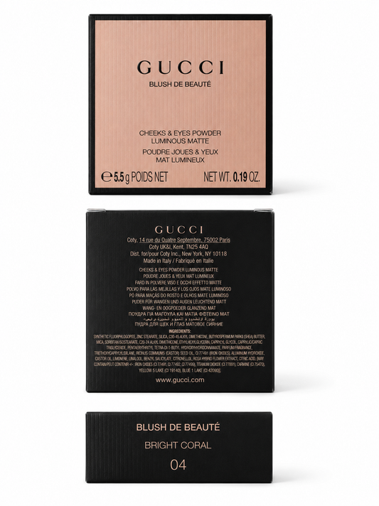 Gucci Blush De Beauté – 04 Bright Coral 5.5g