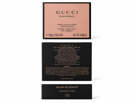 Gucci Blush De Beauté – 03 Radiant Pink 5.5 g