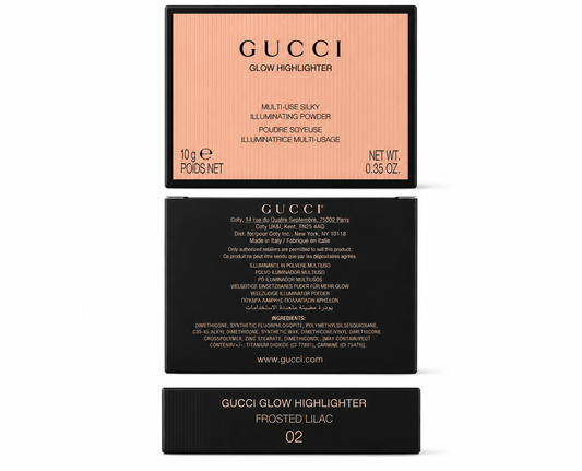 Gucci Glow Highlighter – FROSTED LILAC (02) 10g