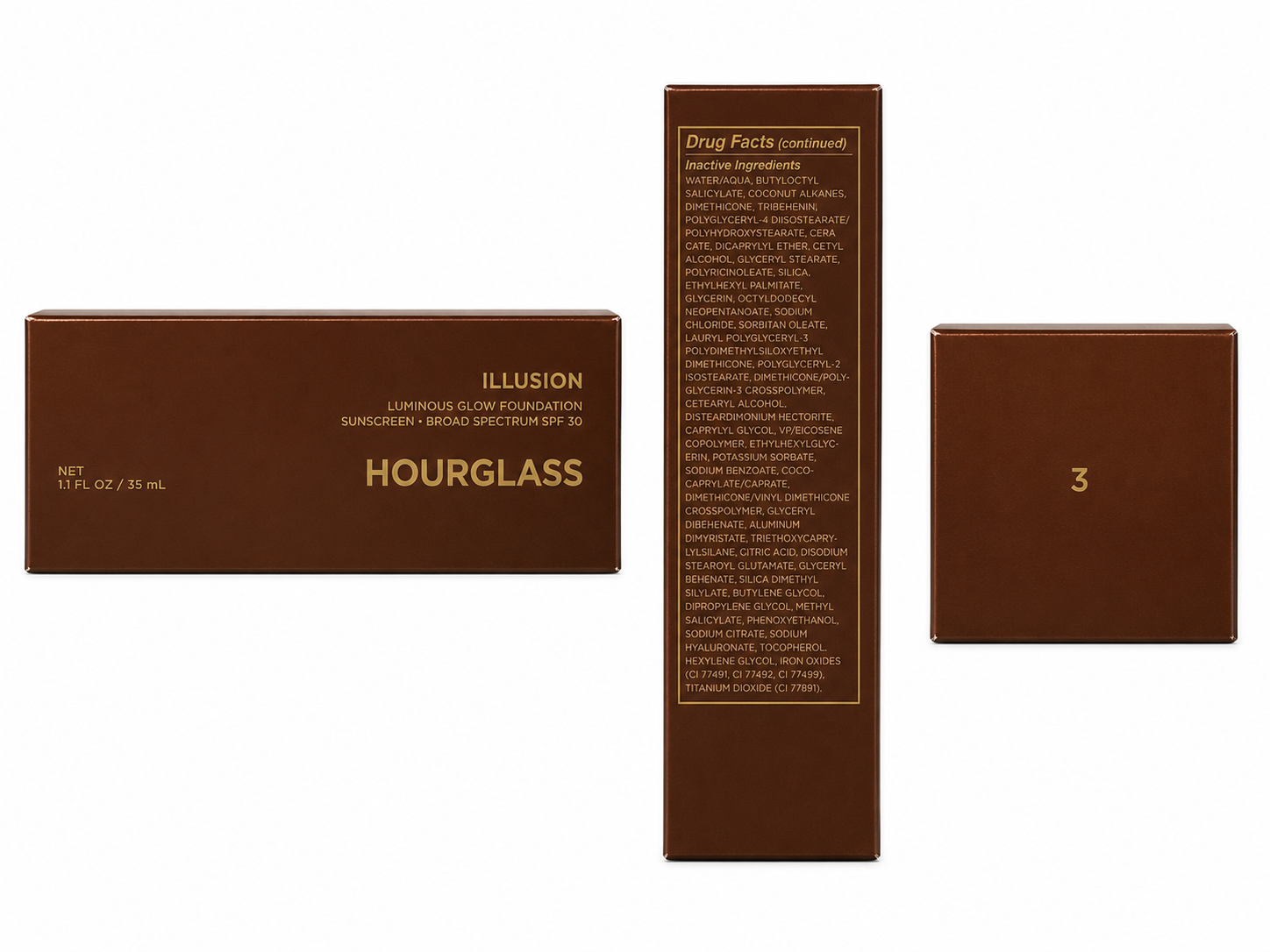 Hourglass Illusion Luminous Glow Foundation SPF 30 – Shade 3 1.1 oz