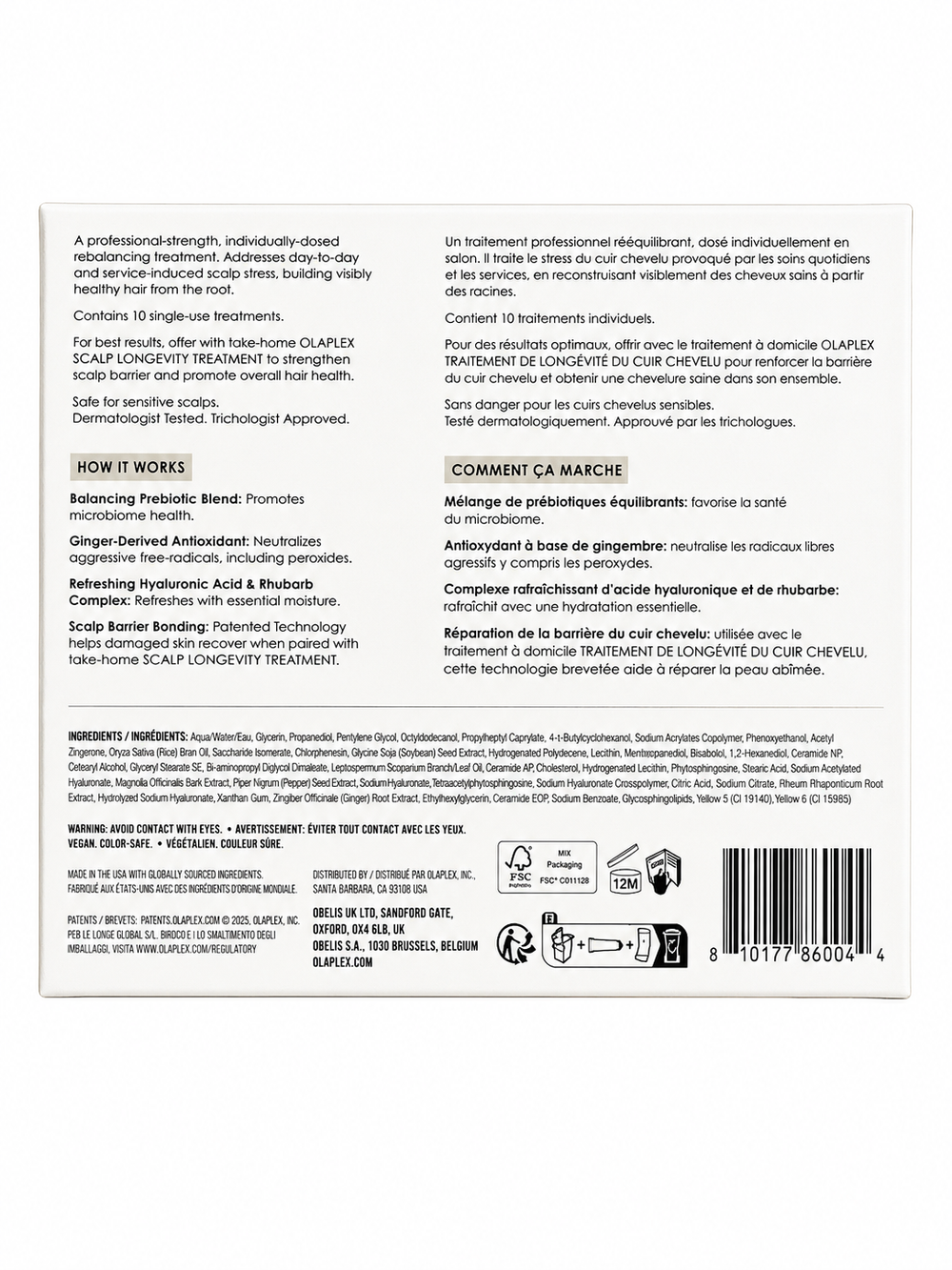 Olaplex Pro Scalp Rebalancing Concentrate – 10 × 4 ml