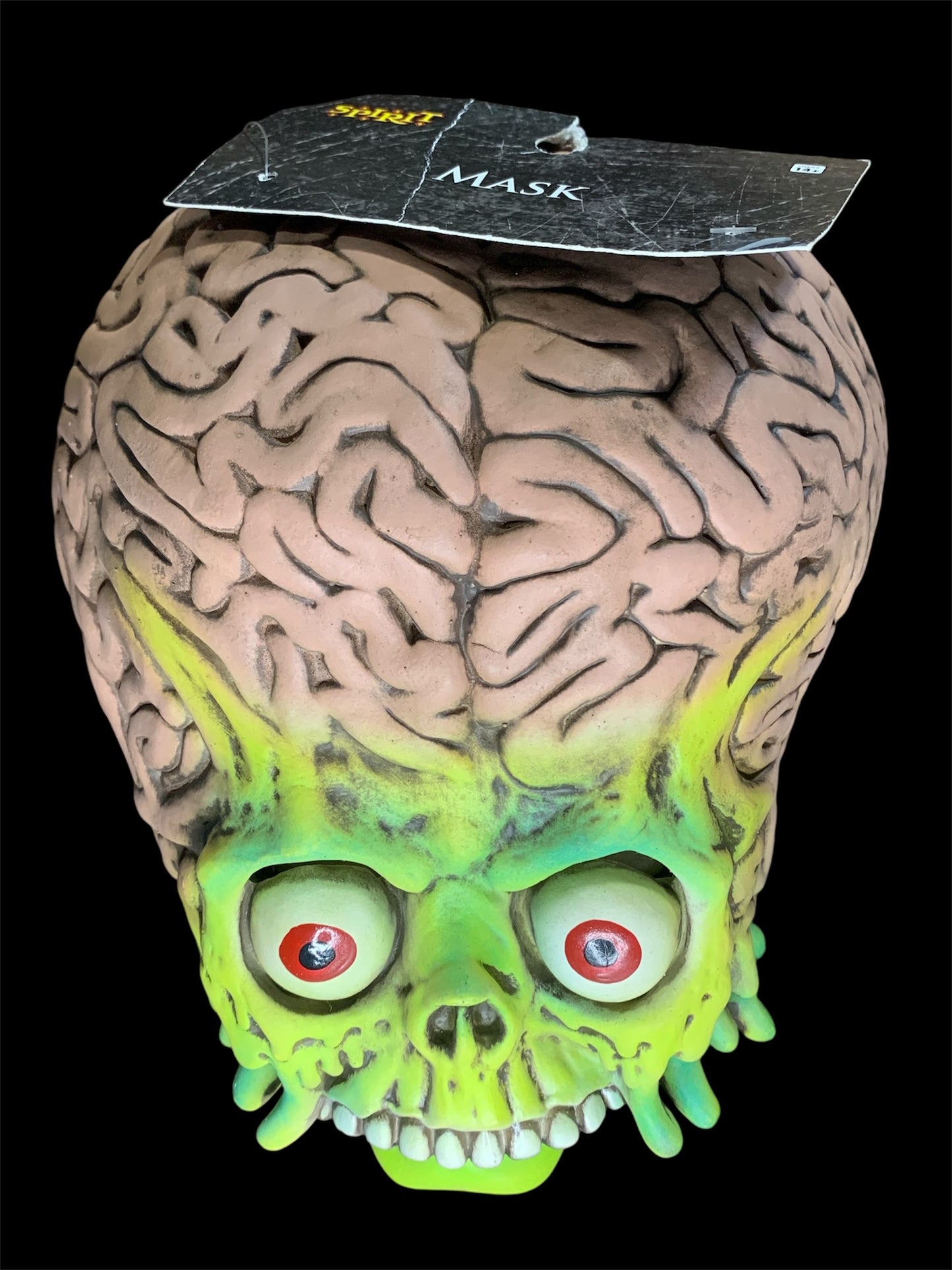 Martian Warrior Moving Mouth Full Mask - Mars Attacks! | Spirit Halloween - Exotic Pro