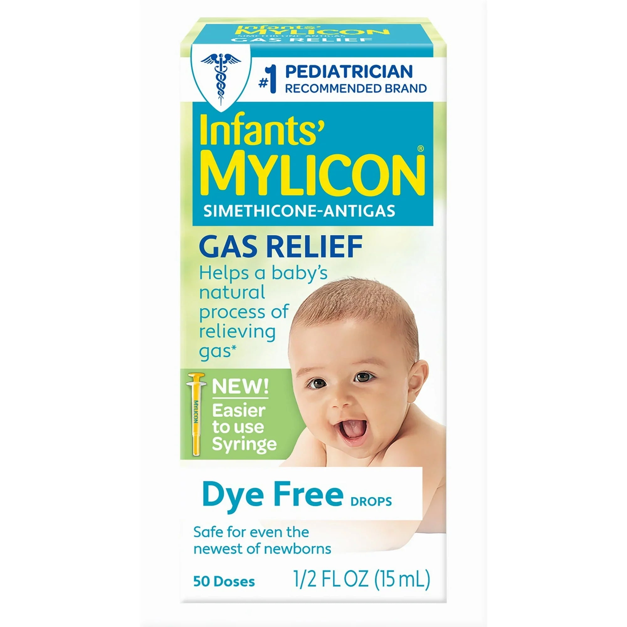 Infants' Mylicon Gas Relief Drops Dye Free with Syringe - 0.5 fl oz - Exotic Pro