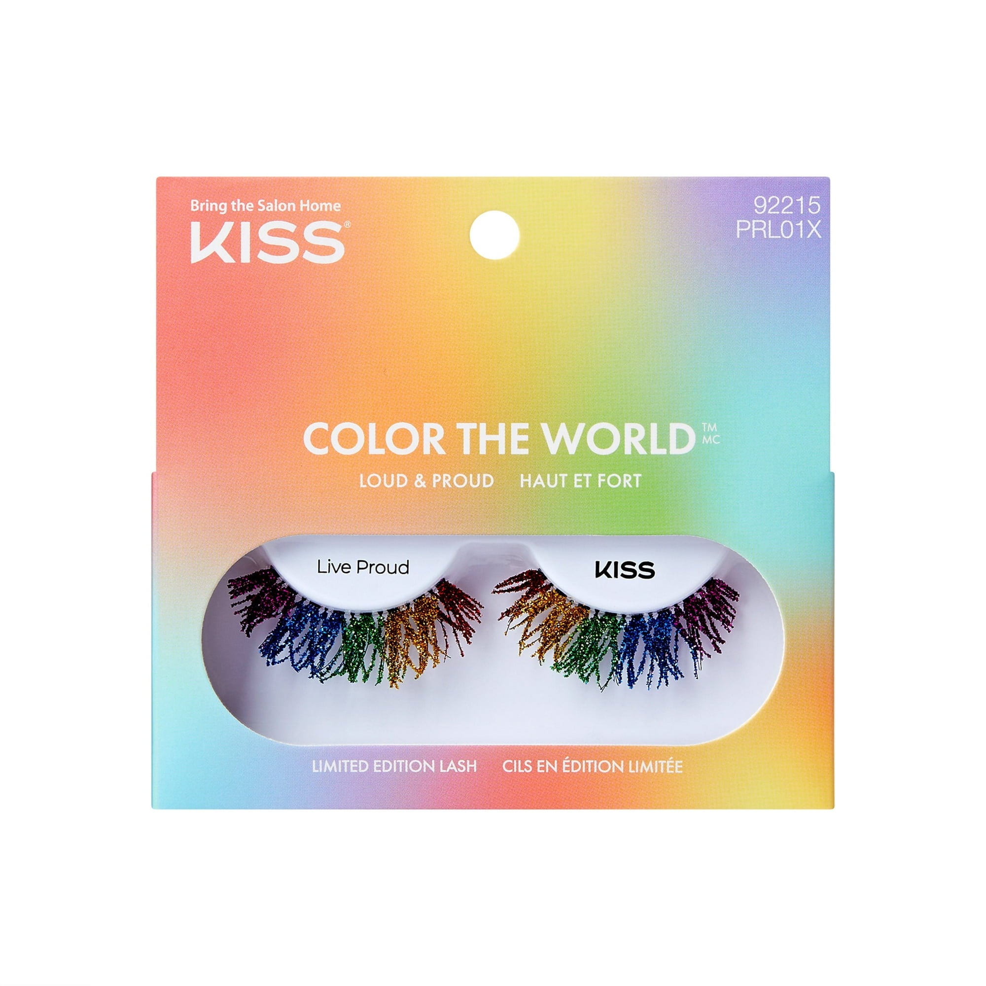 KISS Color The World False Eyelashes - Live Proud 14mm | 1 Pair - Exotic Pro
