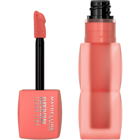 Maybelline SuperStay Teddy Tint Matte Lip Stain – Baby Tee Nude Pink 0.17oz