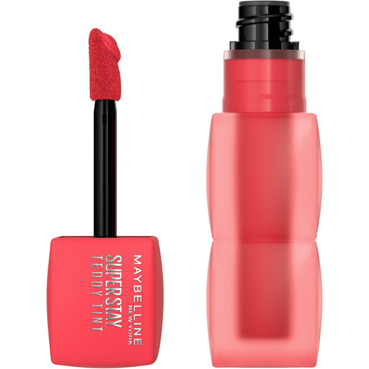 Maybelline SuperStay Teddy Tint Matte Lip Stain – July Forever Red 0.17oz