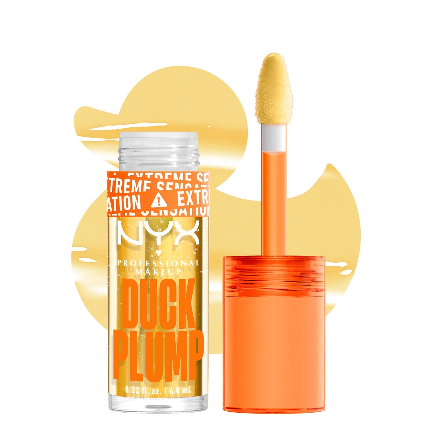 NYX Duck Plump Lip Gloss - Clearly Spicy | Plumping Clear Gloss - Exotic Pro