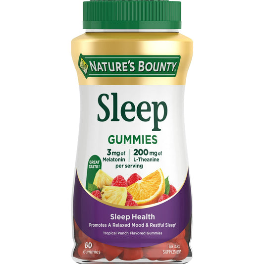 Nature’s Bounty Melatonin Sleep Support Gummies - Tropical Punch, 60 Ct