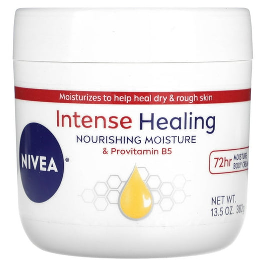 NIVEA Intense Healing Body Cream 13.5 oz | Moisturizer for Very Dry Skin - Exotic Pro