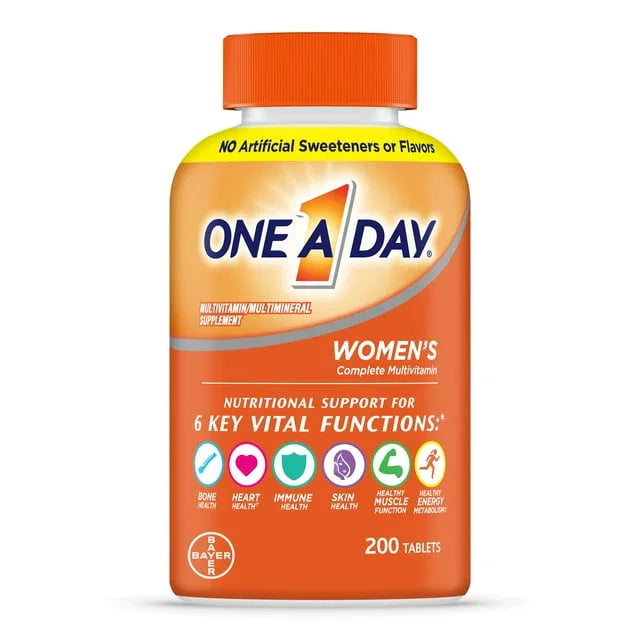 One A Day Women’s Multivitamin – Immune & Bone Health Support, 200 Ct