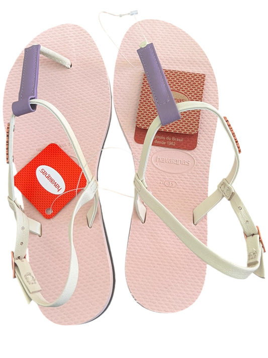 Havaianas Women's You Rio Flip Flop Sandals - Ballet Rose Size 35 (USA 5.5, EUR 37)