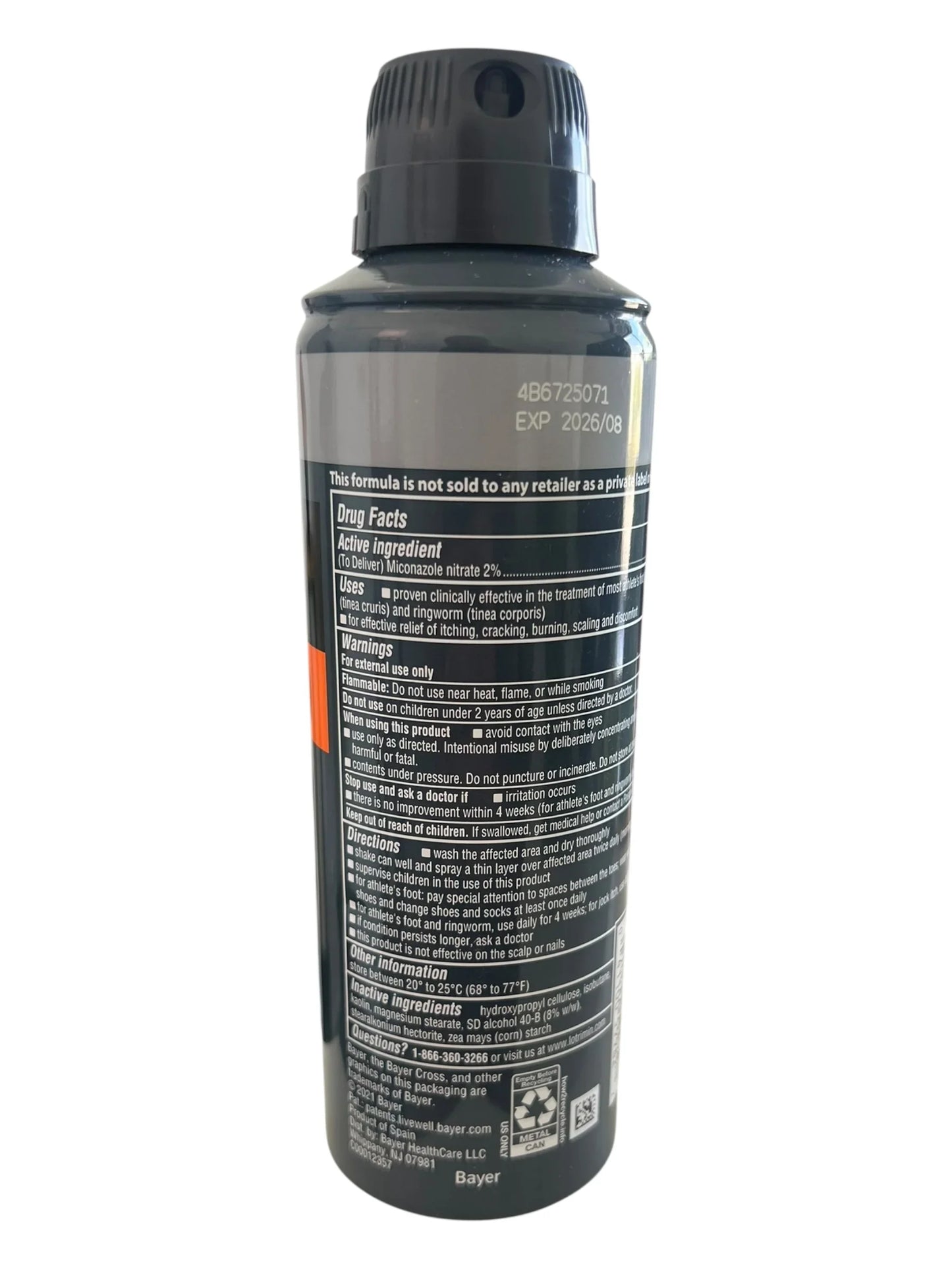 Lotrimin AF Antifungal Powder Spray 4.6 oz – Athlete’s Foot & Jock Itch - Exotic Pro
