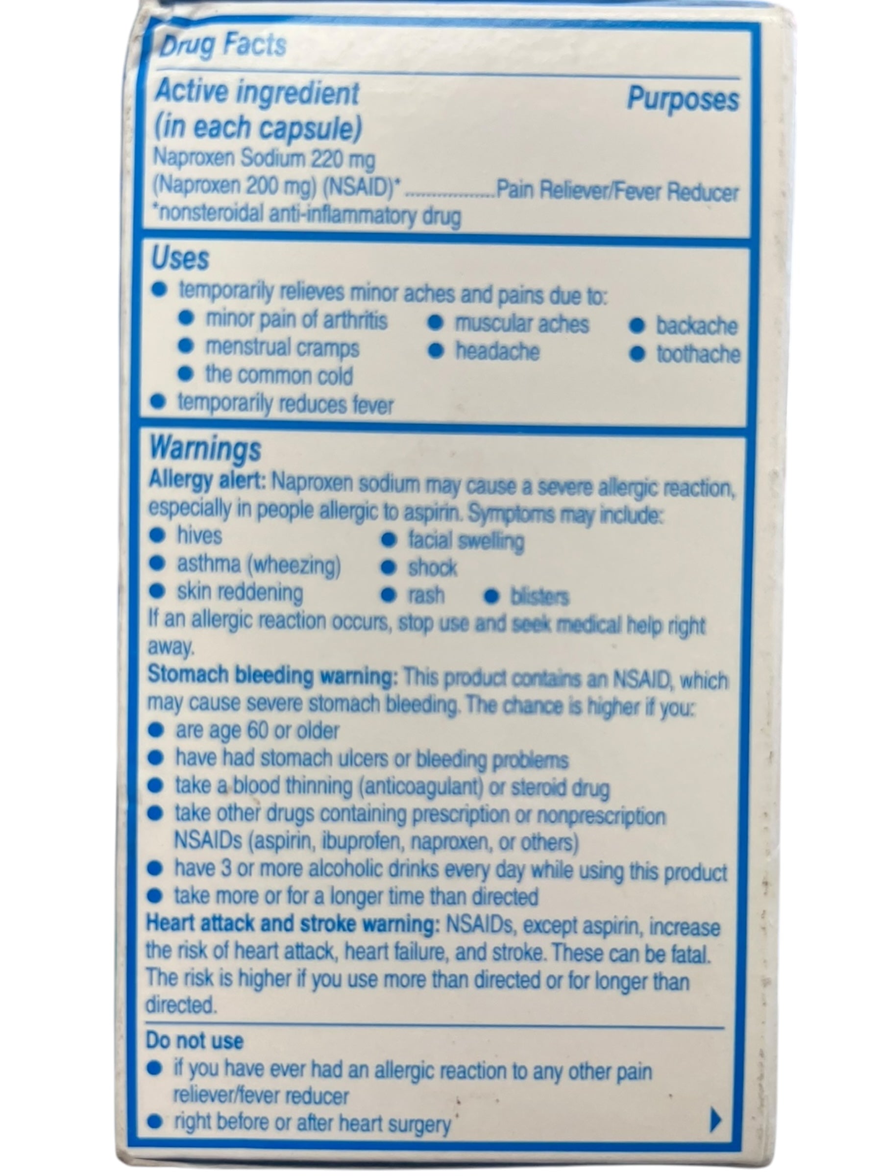 Aleve Liquid Gels Pain Reliever with Naproxen Sodium – 50 Count - Exotic Pro