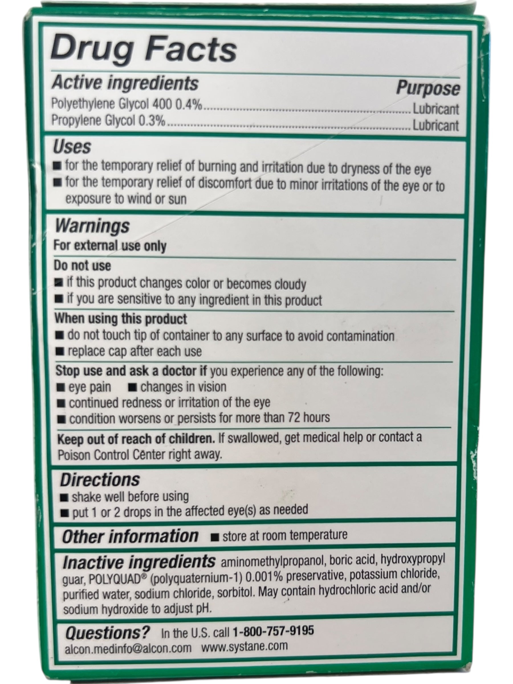 Systane Ultra Dry Eye Drops Daily Use – 2x4mL Pocket Pack - Exotic Pro