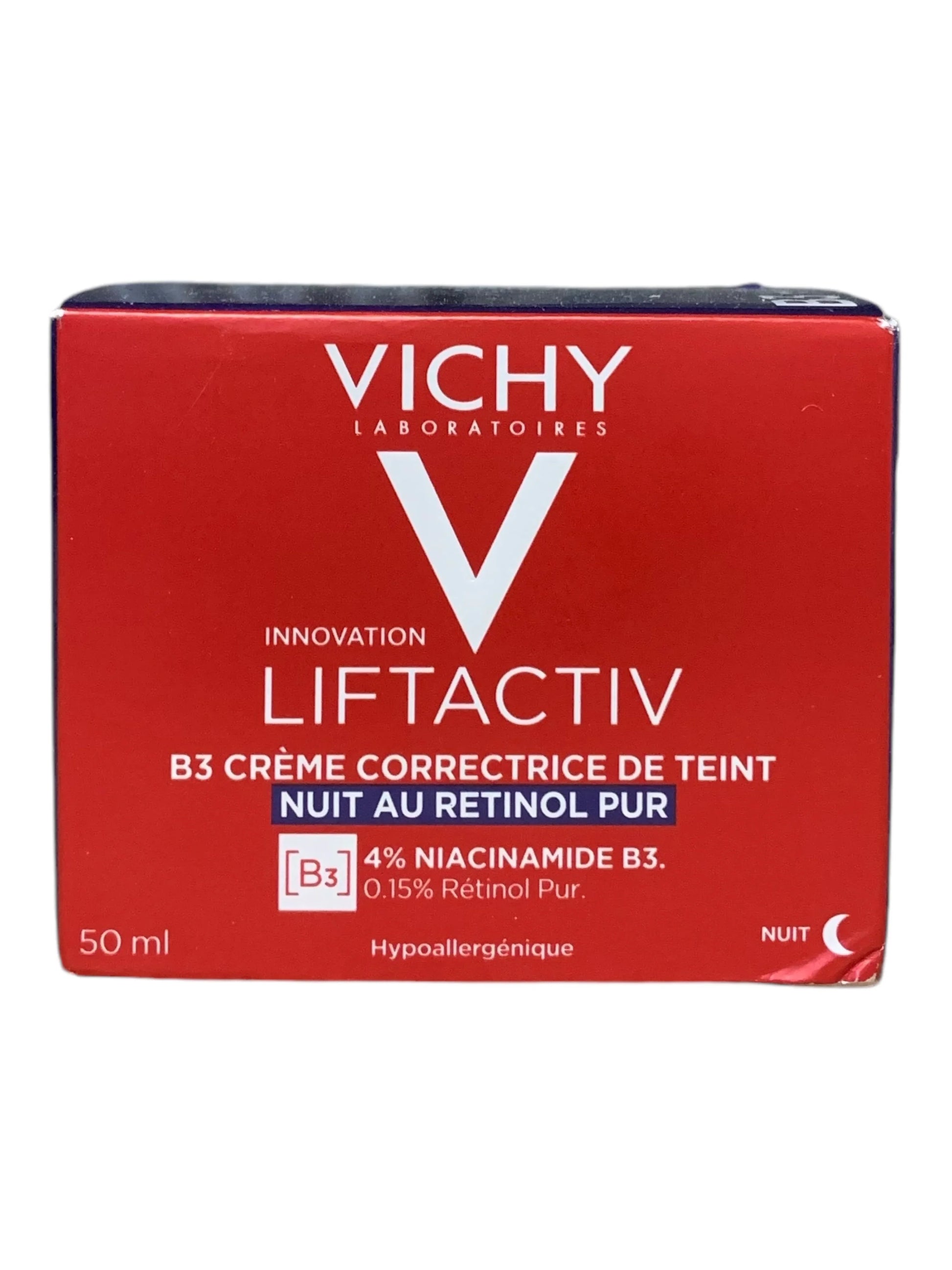 Vichy Liftactiv B3 Night Cream, 50ml | Niacinamide & Retinol for Anti-Aging Care - Exotic Pro