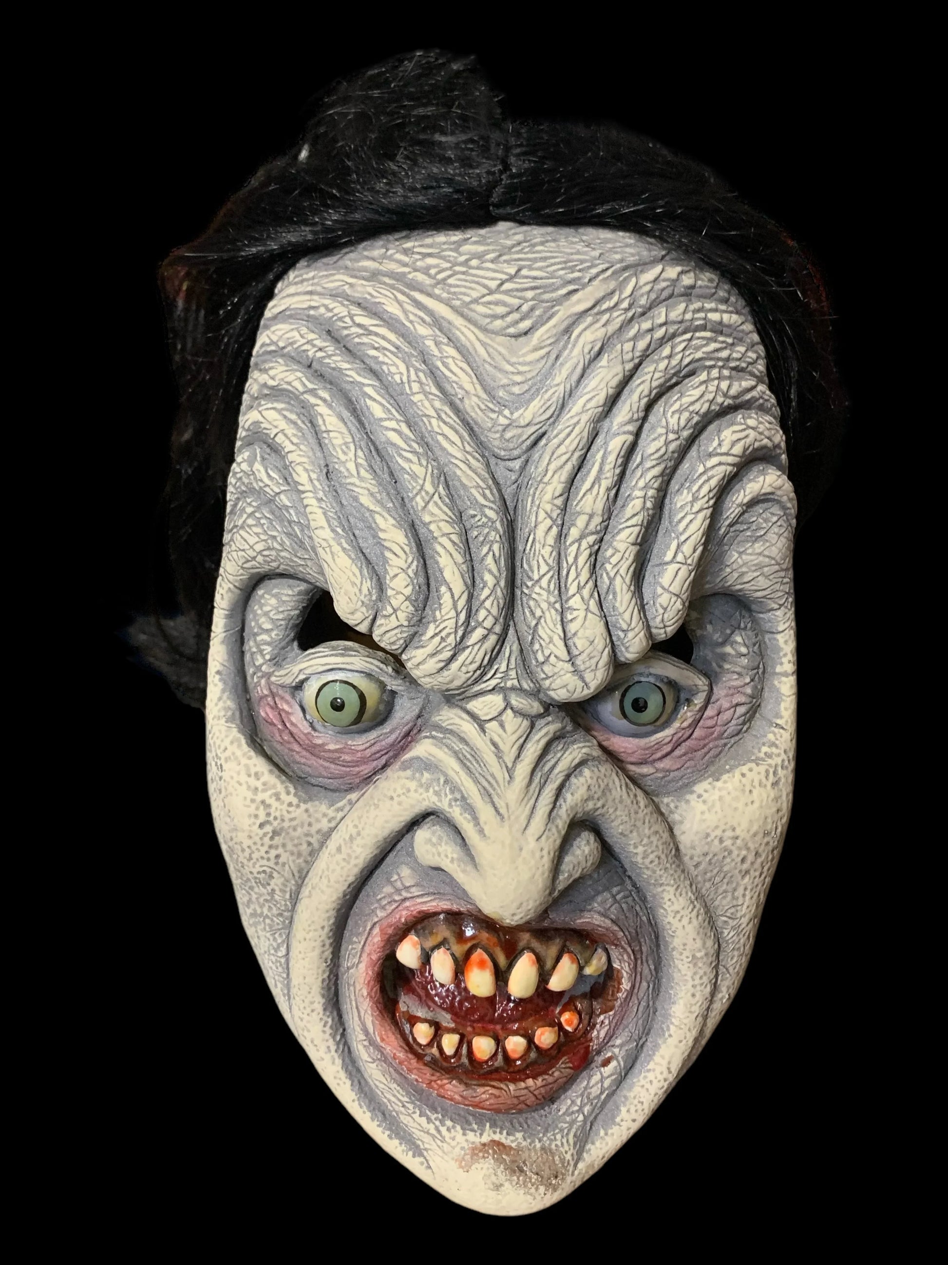 Zagone Studios Psyched Mask – Humanoid Vampire Alien Halloween Mask with Eerie Detail - Exotic Pro