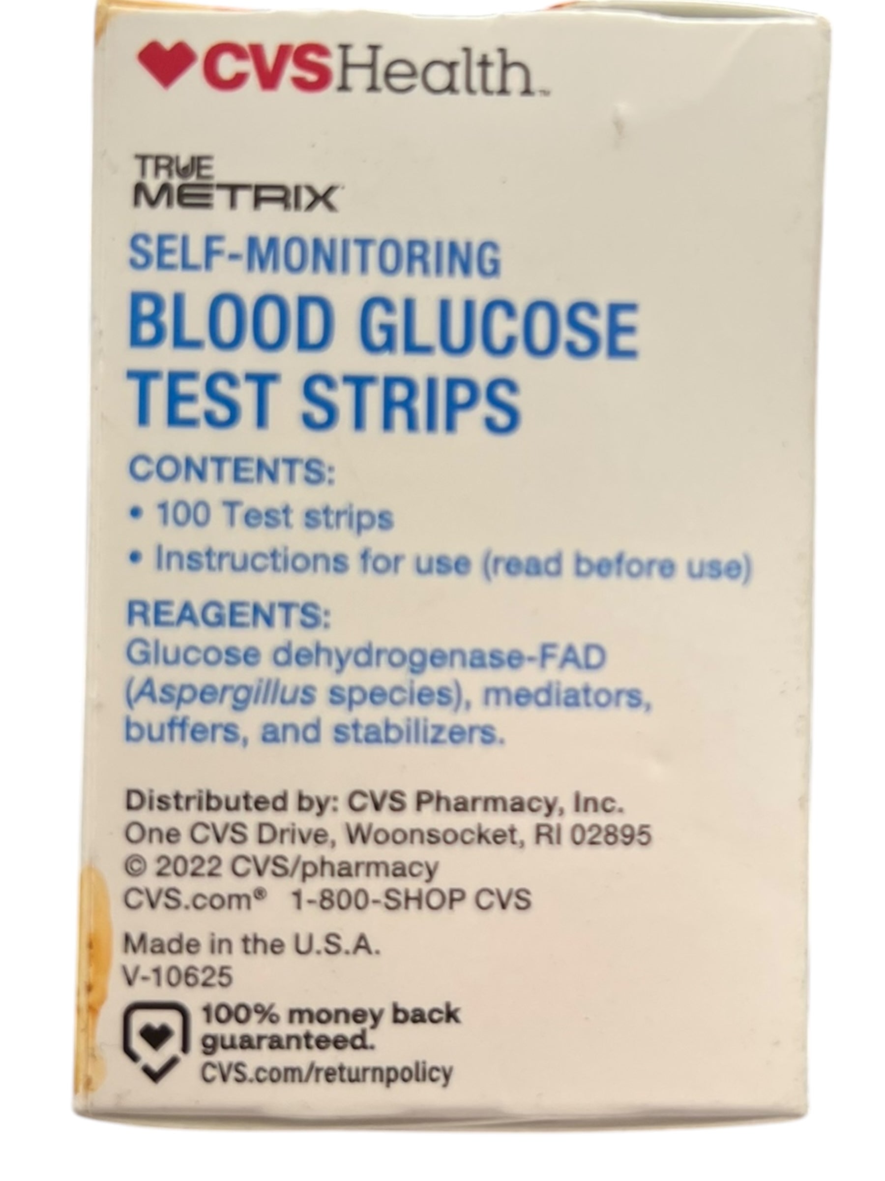 TRUE METRIX Premium Blood Glucose Test Strips – 100 Ct for Diabetics