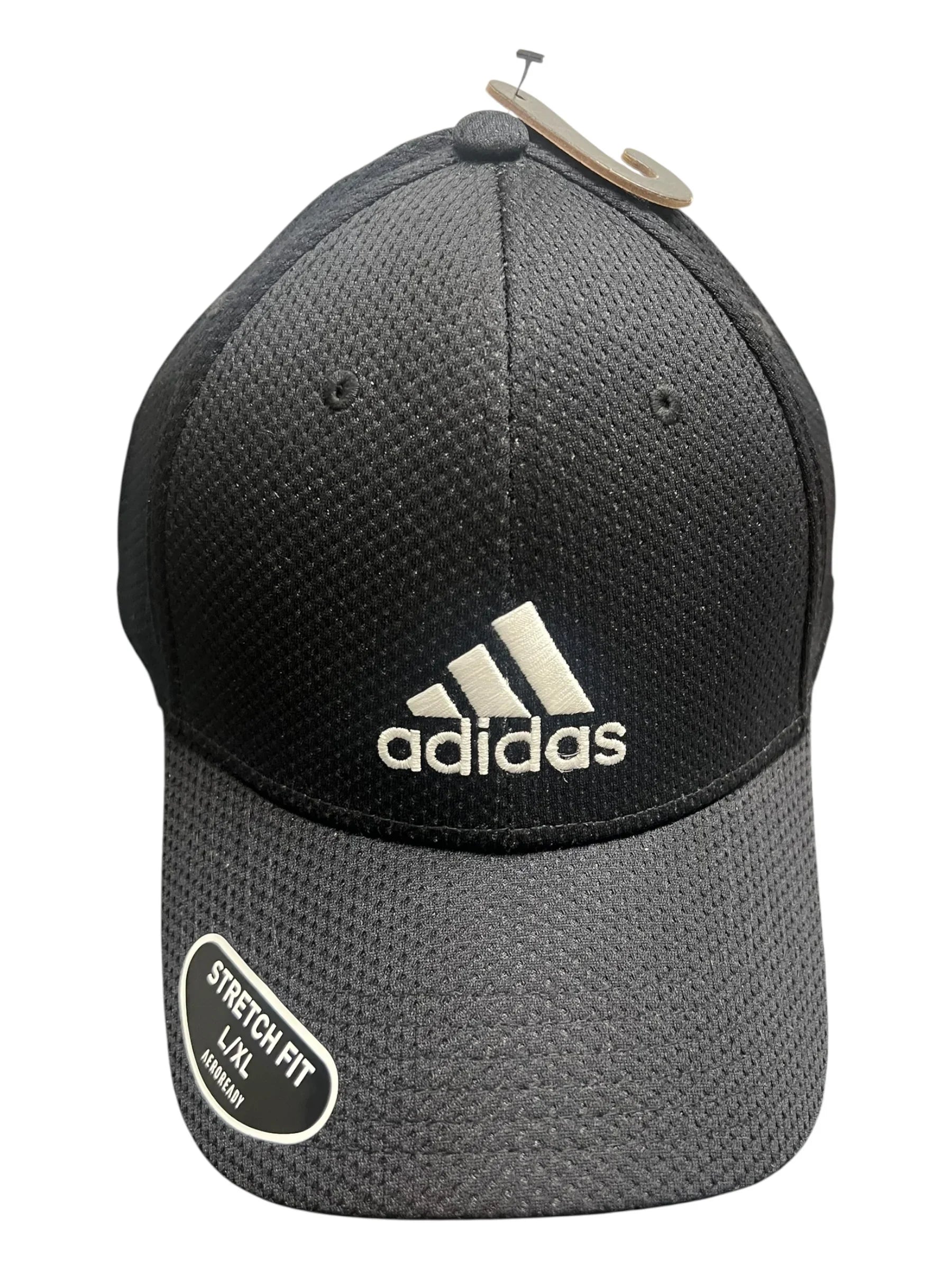 Adidas Men's AEROREADY Hat – Black/White Stretch-Fit (L/XL) - Exotic Pro