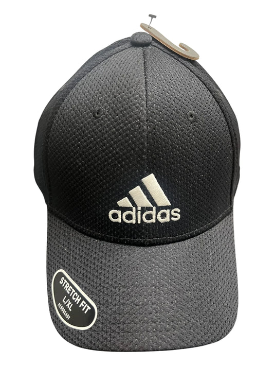 Adidas Men's AEROREADY Hat – Black/White Stretch-Fit (L/XL) - Exotic Pro