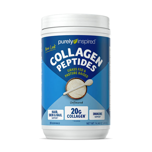 Purely Inspired Collagen Peptides Powder with Biotin, Unflavored – 1 lb