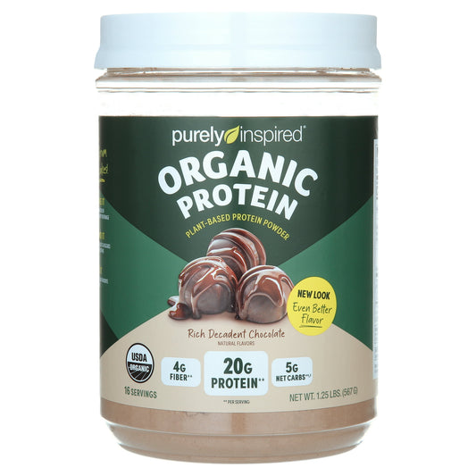 Purely Inspired Organic Plant Protein Powder, Chocolate - 1.25 lb