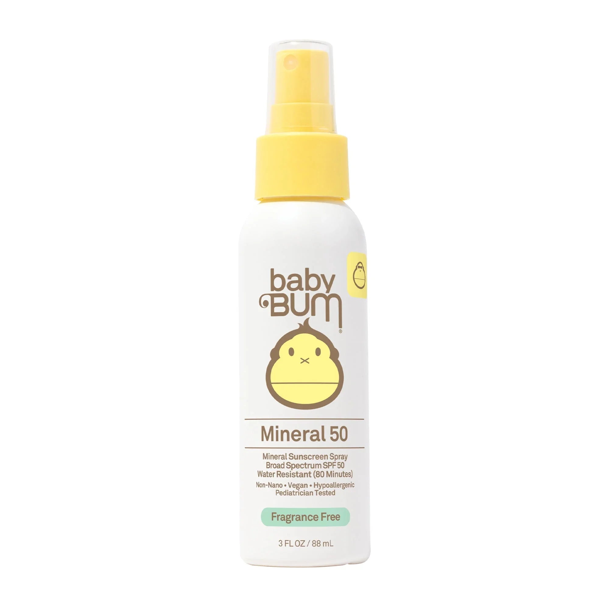 Sun Bum Baby Bum Mineral Sunscreen Spray SPF 50 Fragrance Free - 3 oz - Exotic Pro