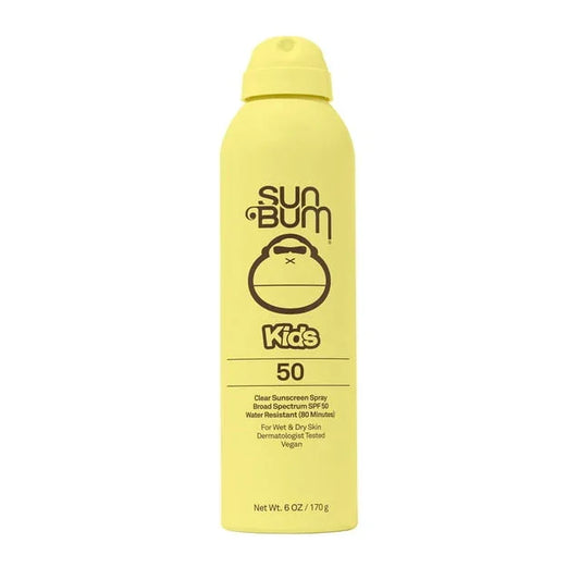 Sun Bum Kids Clear Sunscreen Spray SPF 50 | 6 oz Gentle Broad-Spectrum Protection - Exotic Pro