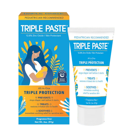 Triple Paste Diaper Rash Cream Hypoallergenic Medicated Ointment - 2 oz - Exotic Pro