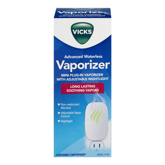 Vicks Pediatric Advanced Waterless Mini Vaporizer with Nightlight