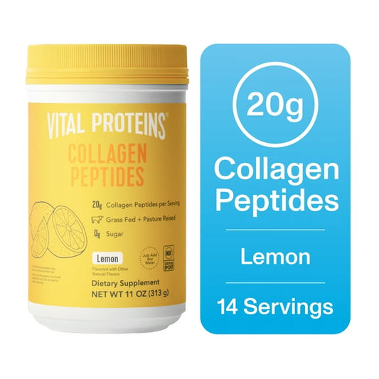 Vital Proteins Collagen Peptides Powder, Lemon Flavor – 11 oz