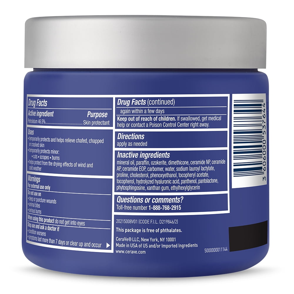 CeraVe Healing Ointment for Dry, Cracked Skin Relief, Face & Body, 12 oz - Exotic Pro