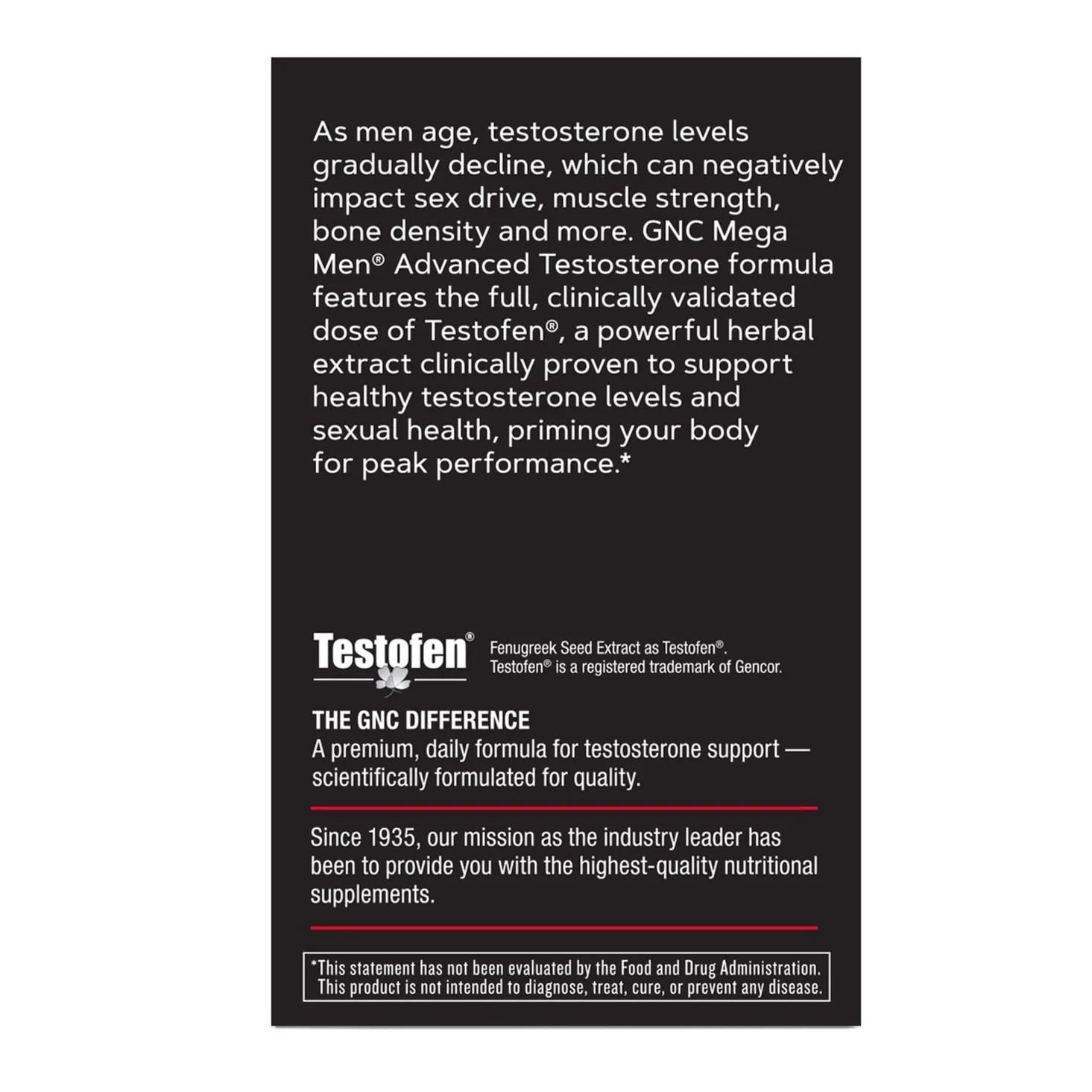 GNC Mega Men Advanced Testosterone Support – 60 Capsules, 30-Day Supply - Exotic Pro