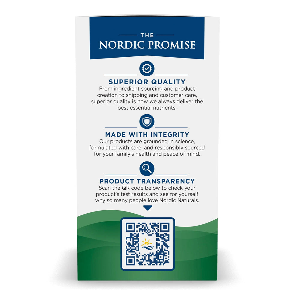 Nordic Naturals Omega Blood Sugar Softgels Lemon Flavor Non-GMO - 60 Ct - Exotic Pro