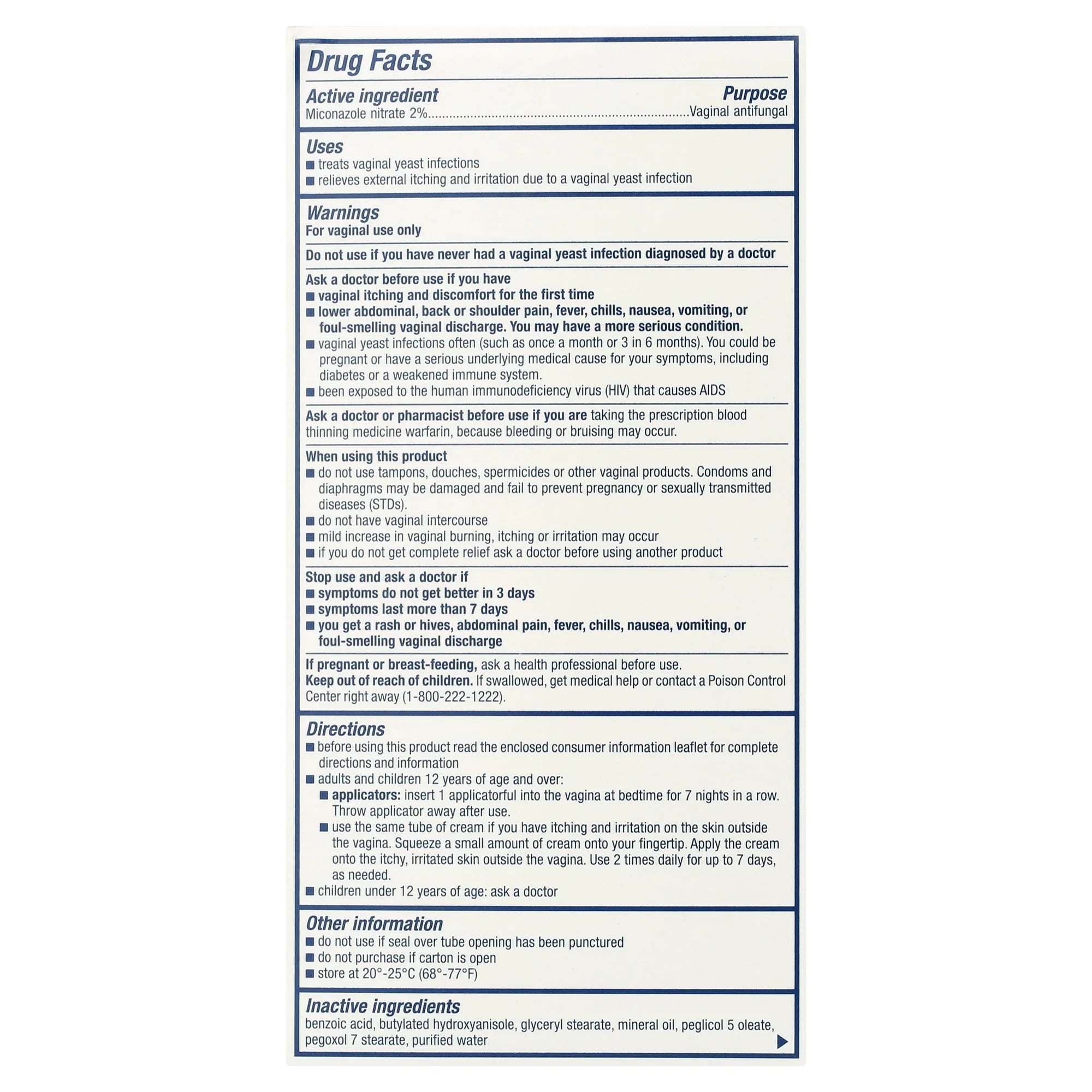 Vagistat 7-Day Yeast Infection Treatment Cream | 1.59 oz Antifungal by Vagisil - Exotic Pro