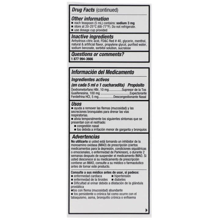 Tukol Cough &amp; Congestion Syrup – Multi-Symptom Cold Relief, 4 fl oz - Exotic Pro