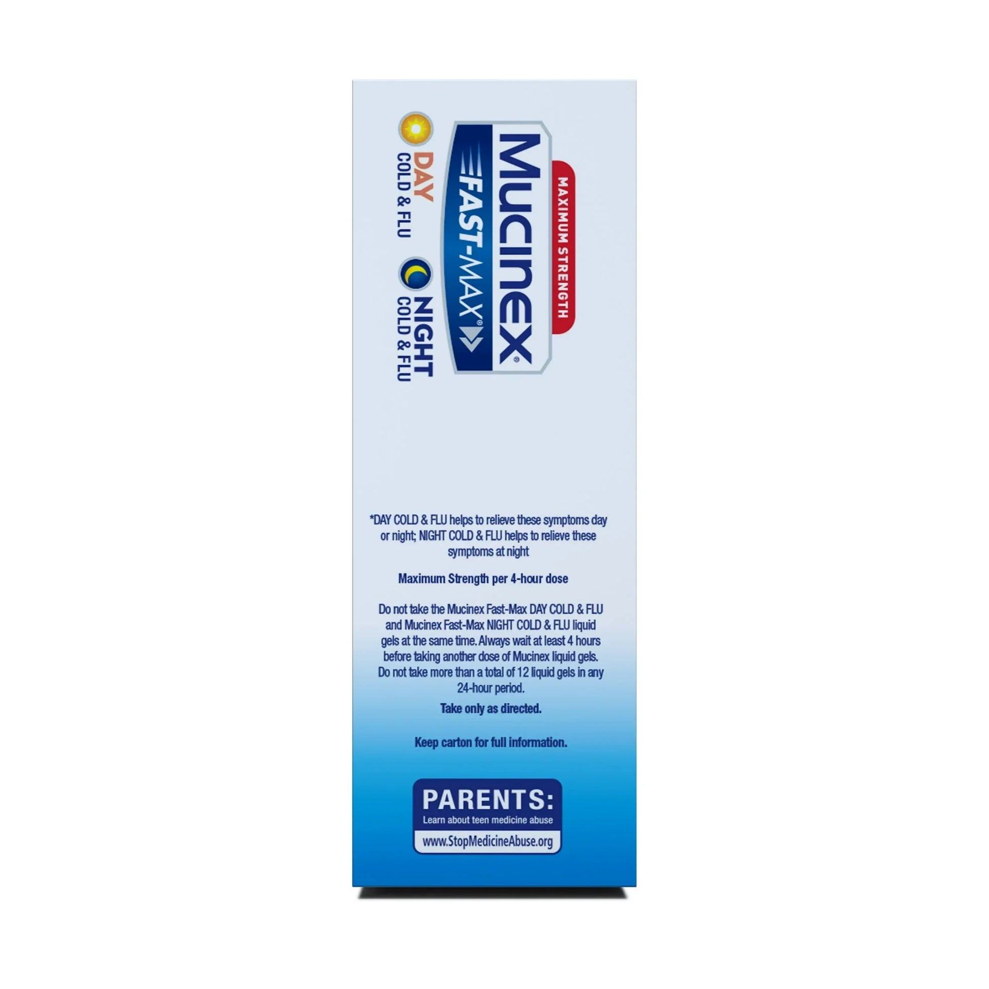 Mucinex Fast-Max Day & Night Cold & Flu Liquid Gels, Cough Relief, 24 Ct - Exotic Pro