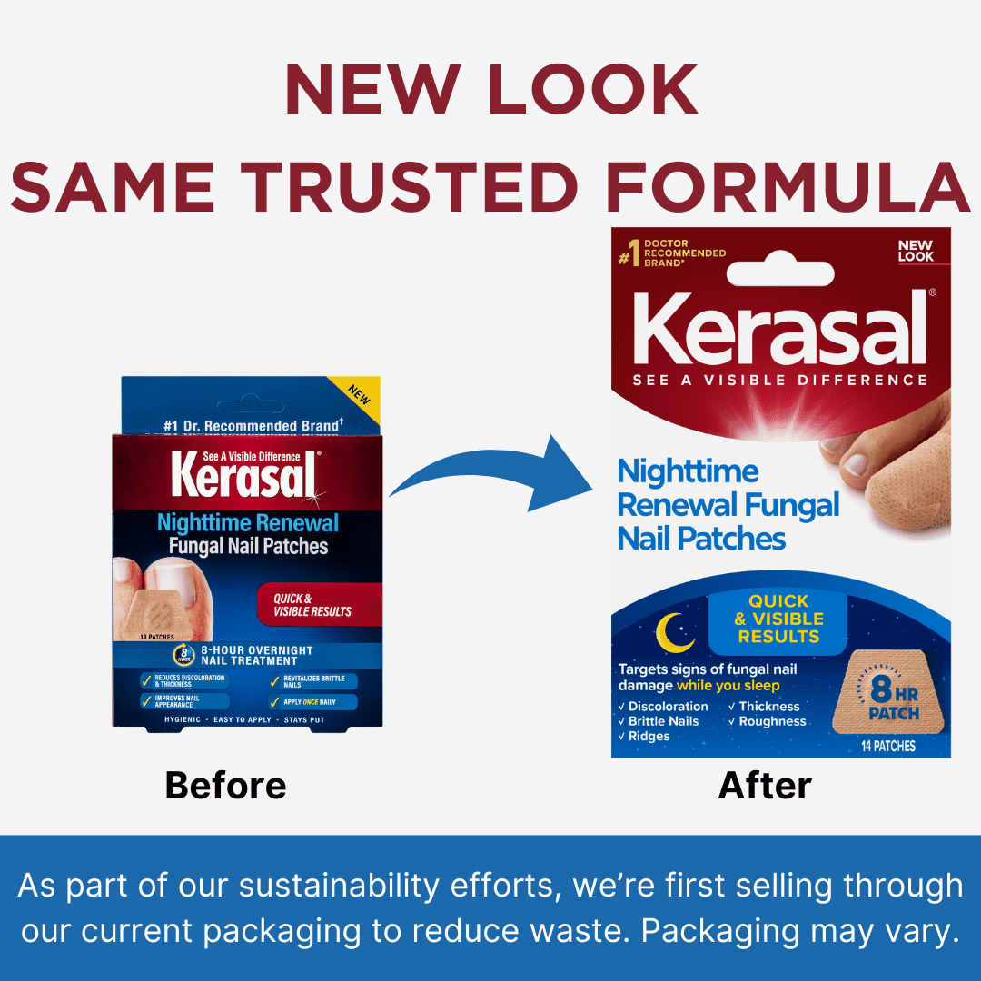 Kerasal Nighttime Nail Patch – Extra Strength Antifungal Repair, 14 Ct - Exotic Pro
