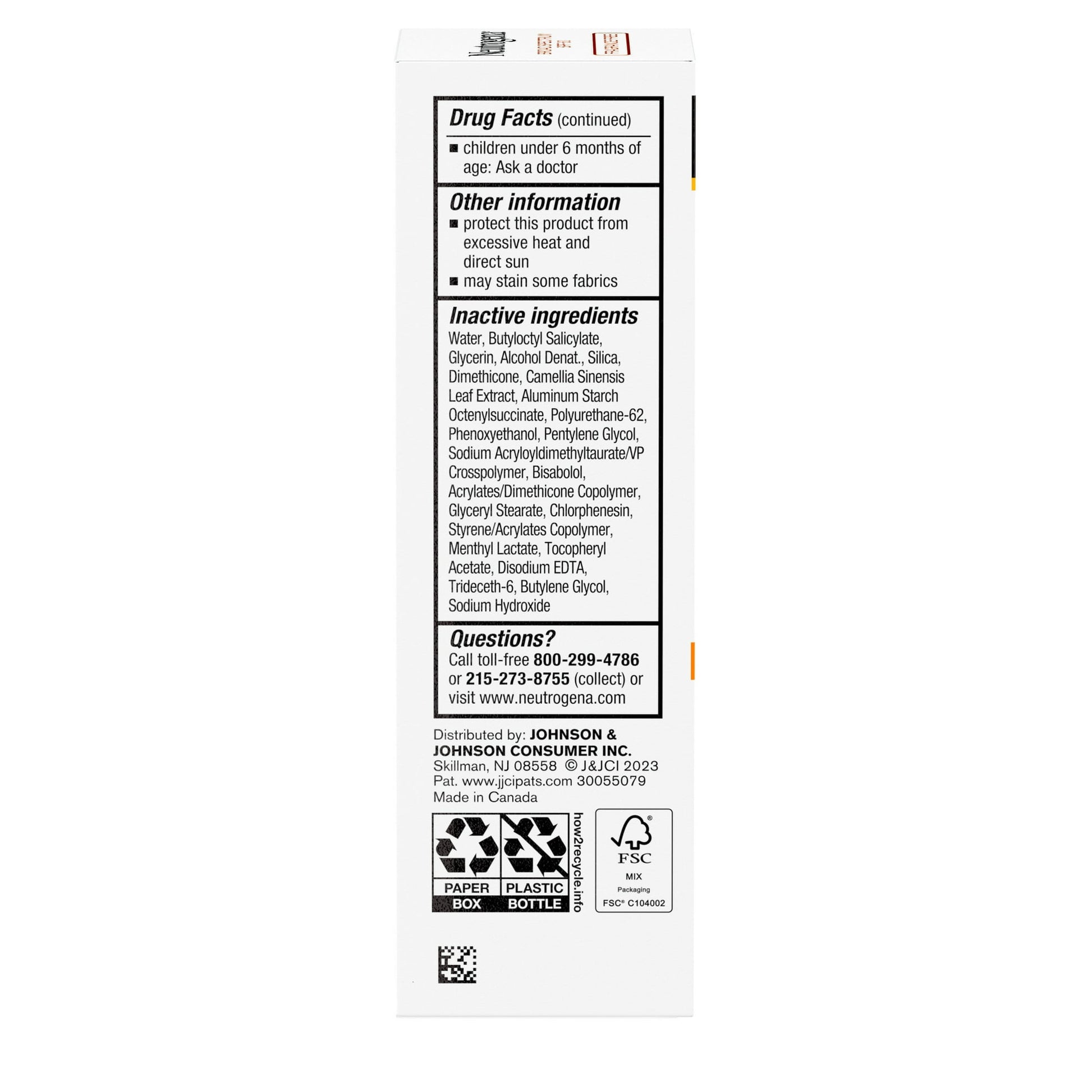 Neutrogena Clear Face SPF 60 Serum Sunscreen with Green Tea – 1.7 fl oz - Exotic Pro