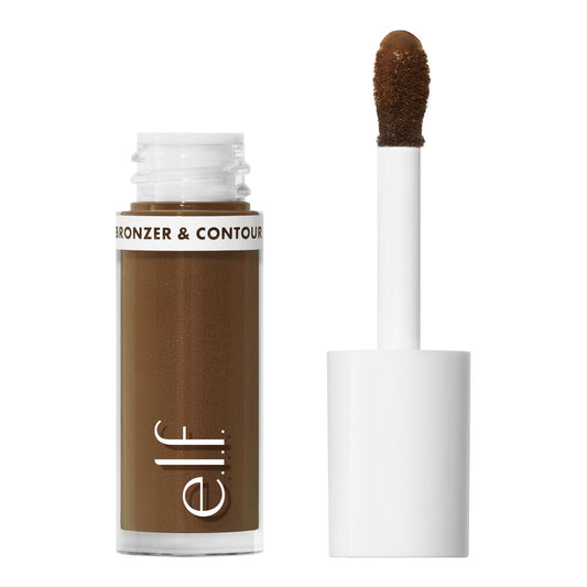 e.l.f. Camo Liquid Bronzer & Contour – Tan 6, 0.13oz