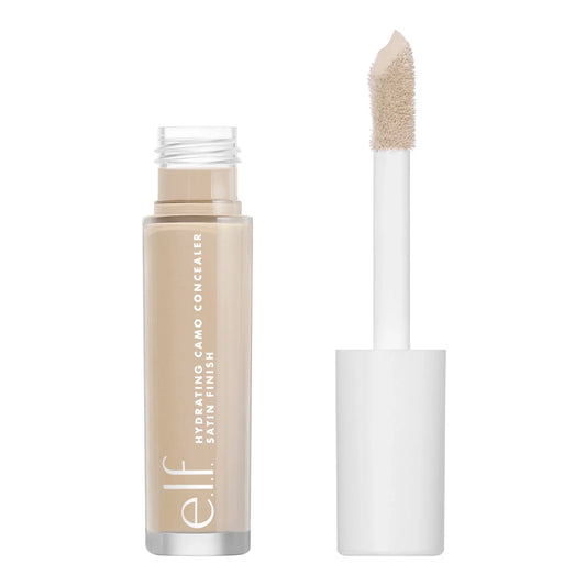 e.l.f. Hydrating Satin Camo Concealer, Light Peach, 0.203 Fl Oz - Exotic Pro