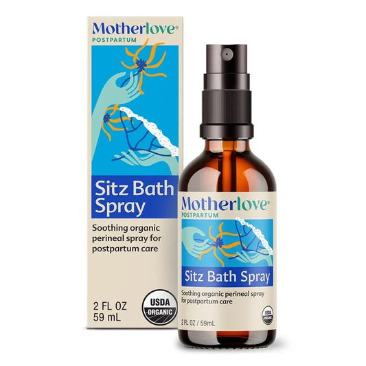 Motherlove Sitz Bath Spray – Herbal Perineal Spray for Postpartum, 2 oz - Exotic Pro