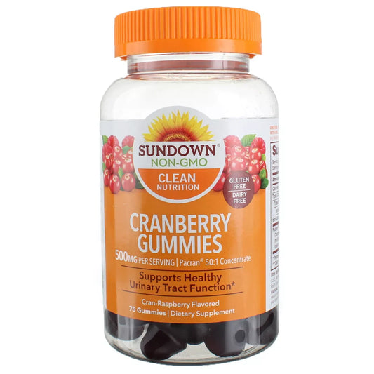 Sundown Naturals Cranberry Gummies 500mg, 75 Ct | CVS - Exotic Pro