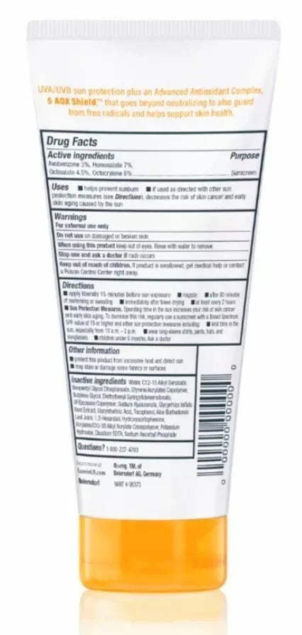 Eucerin Sun Advanced Hydration SPF 50 Sunscreen Lotion, 5 Fl Oz Tube - Exotic Pro