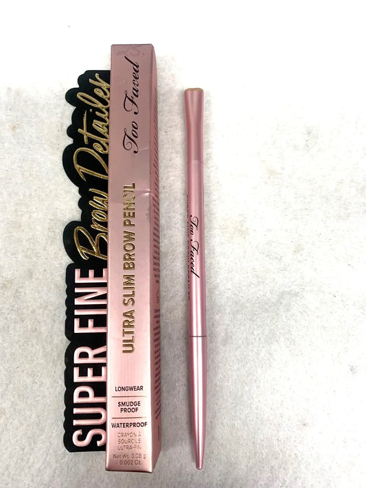 Too Faced Super Fine Brow Detailer Pencil - Exotic Pro