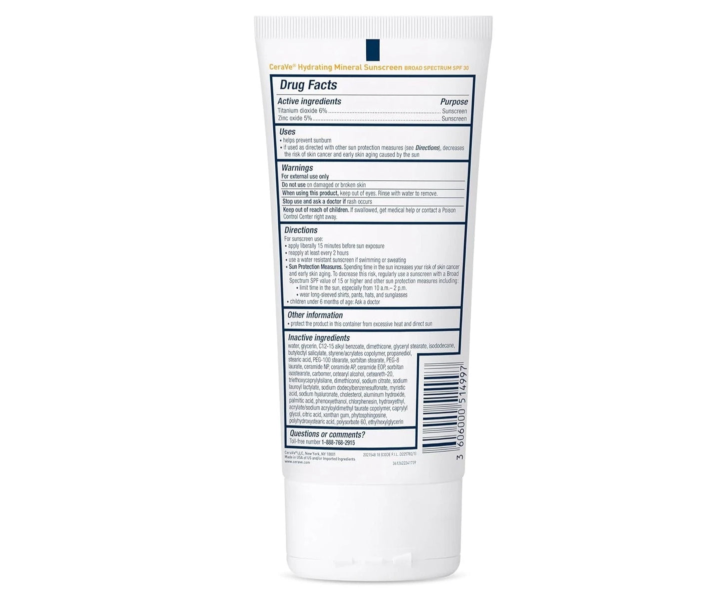 CeraVe Sunscreen Body Lotion SPF 30 5 oz - Exotic Pro
